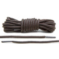 Black/Brown Heavy-Duty Round Boot Laces