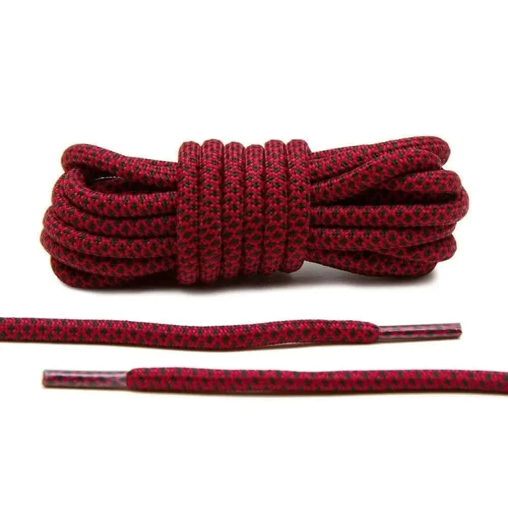 Black/Red Rope Shoe Laces