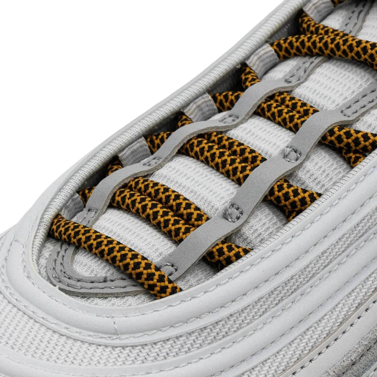 Black/Tan Rope Shoe Laces – view 2