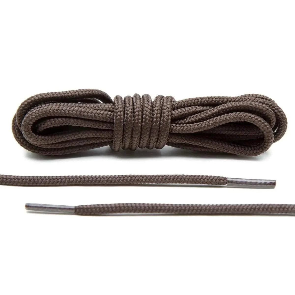 Brown Heavy-Duty Round Boot Laces