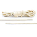 Cream Waxed Cotton Dress Shoe Laces, Round