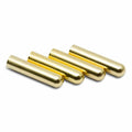 Gold Bullet Aglets for Shoe Laces, Set of 4