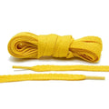 Gold Flat Cotton Shoe Laces