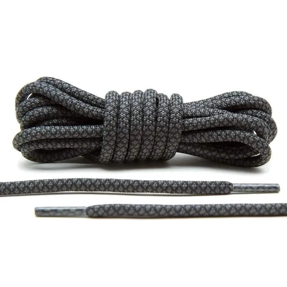 Grey/Black Rope Shoe Laces