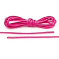 Hot Pink Waxed Cotton Dress Shoe Laces, Round