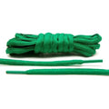 Kelly Green Thin Oval Athletic Shoe Laces