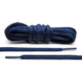 Navy Blue Thin Oval Athletic Shoe Laces