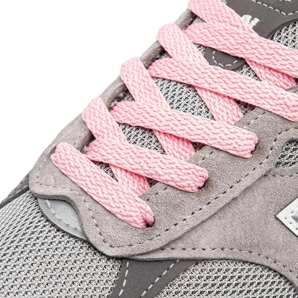 Pink Flat Cotton Shoe Laces – view 2