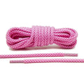 Pink/White Rope Shoe Laces