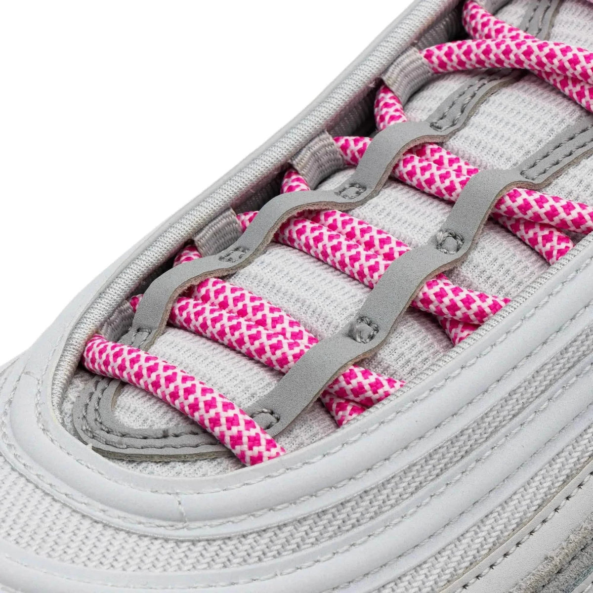 Pink/White Rope Shoe Laces – view 2