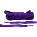Purple Flat Cotton Shoe Laces