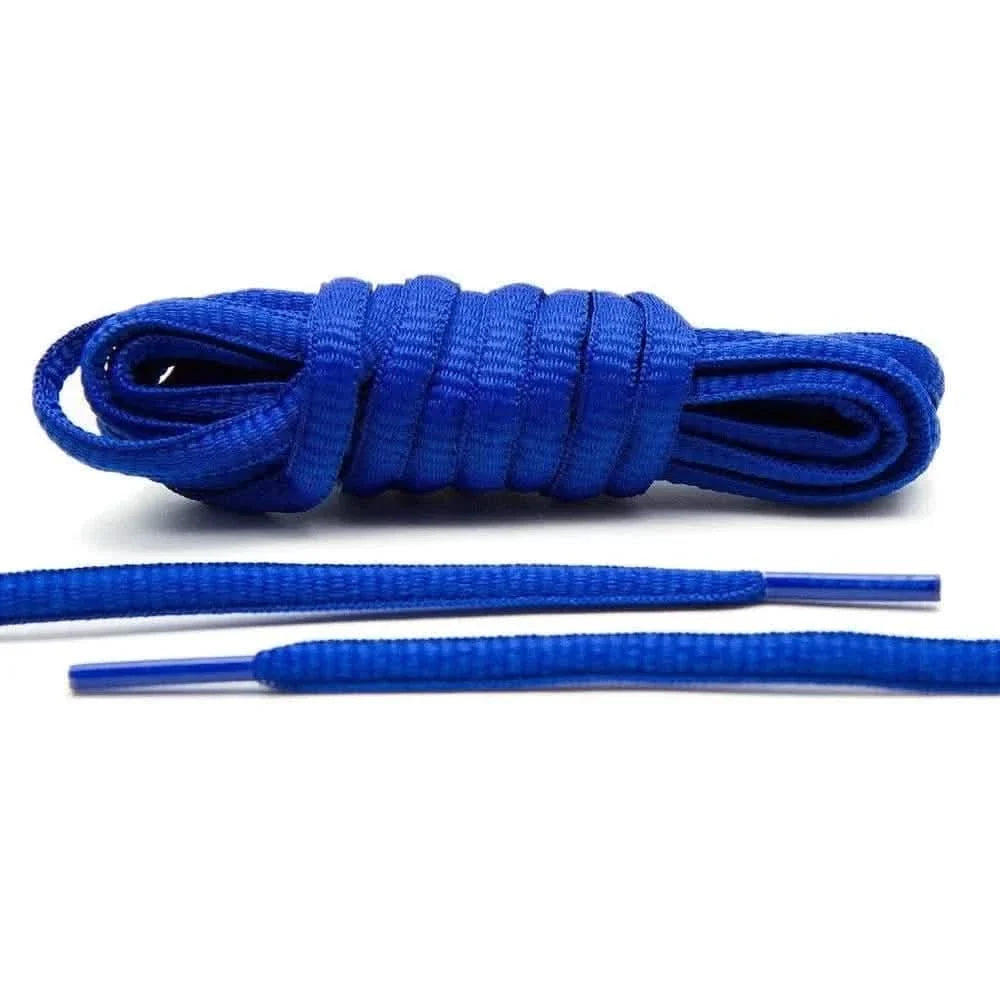 Royal Blue Thin Oval Athletic Shoe Laces
