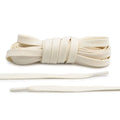 Ivory Waxed Flat Shoe Laces