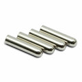 Silver Bullet Metal Aglets for Shoe Laces, Set of 4