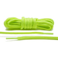 Neon Yellow Thin Oval Athletic Shoe Laces