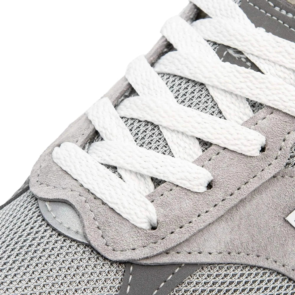 White Flat Cotton Shoe Laces – view 2