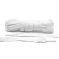 White Flat Cotton Shoe Laces